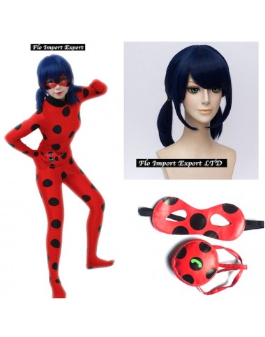 Vestito Tipo Ladybug Tuta Carnevale Donna Bimba Cosplay LBUG02